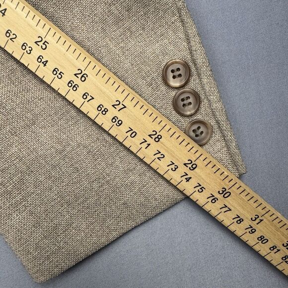 Vintage Levi Panatela Sportswear Men's Size 38S Heathered Brown Suit Coat Jacket - Picture 8 of 15